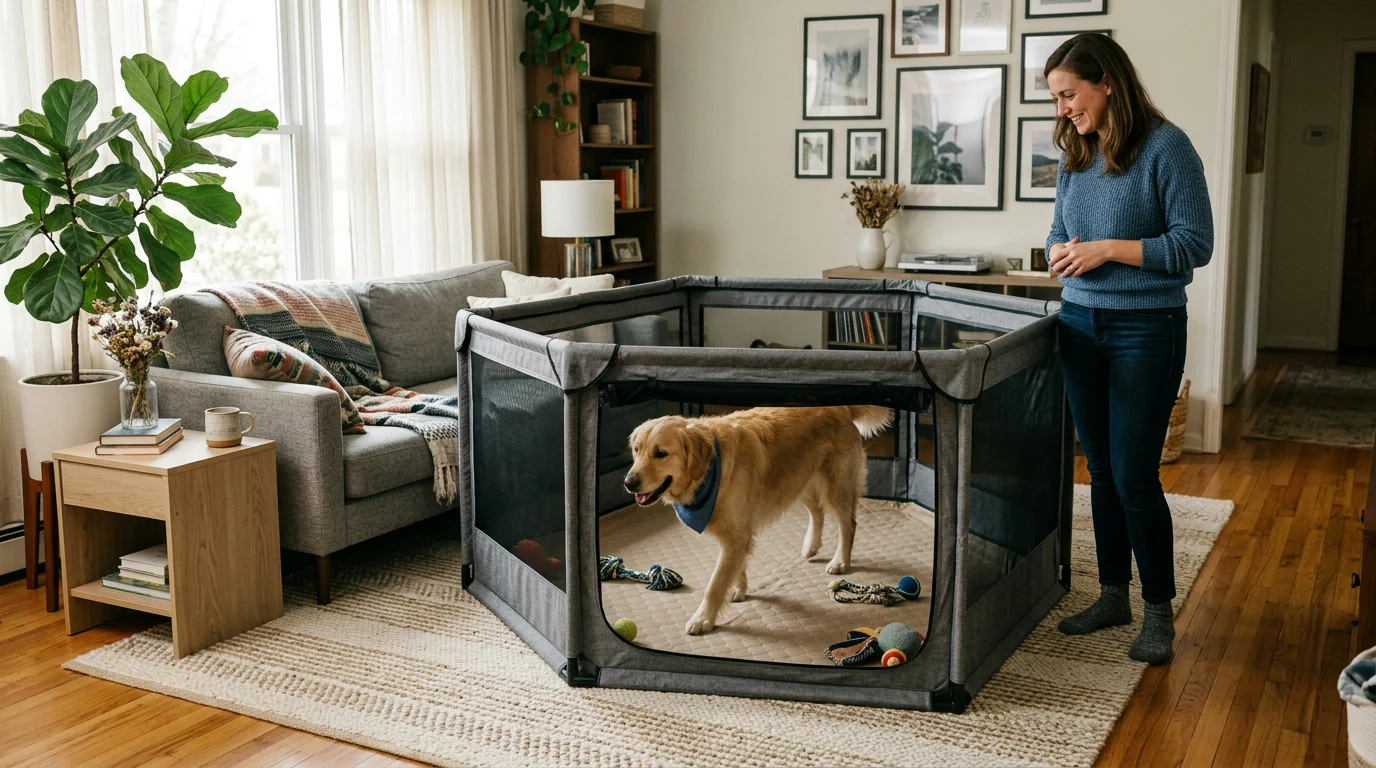 Best Indoor Large Dog Playpen With a Floor: What to Know